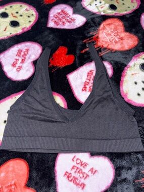 Colsie V-Neck Bralette - Black